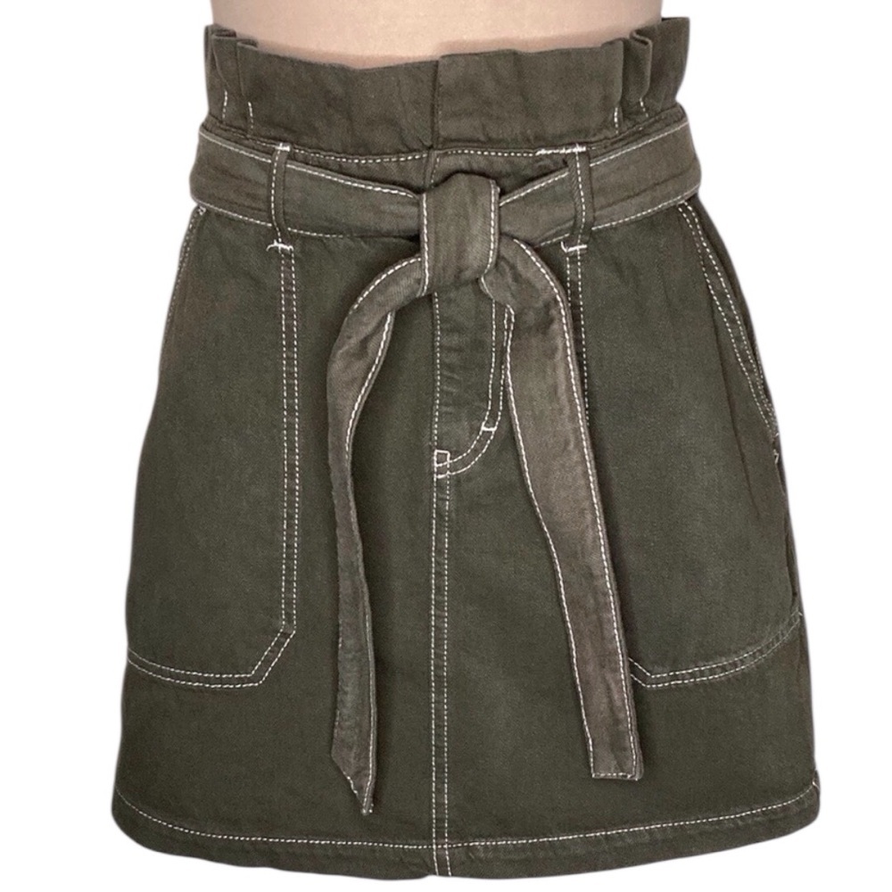 Free People | Splendor in the Grass Paper Bag Waist Skirt 8